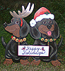 Xmas Dachshunds